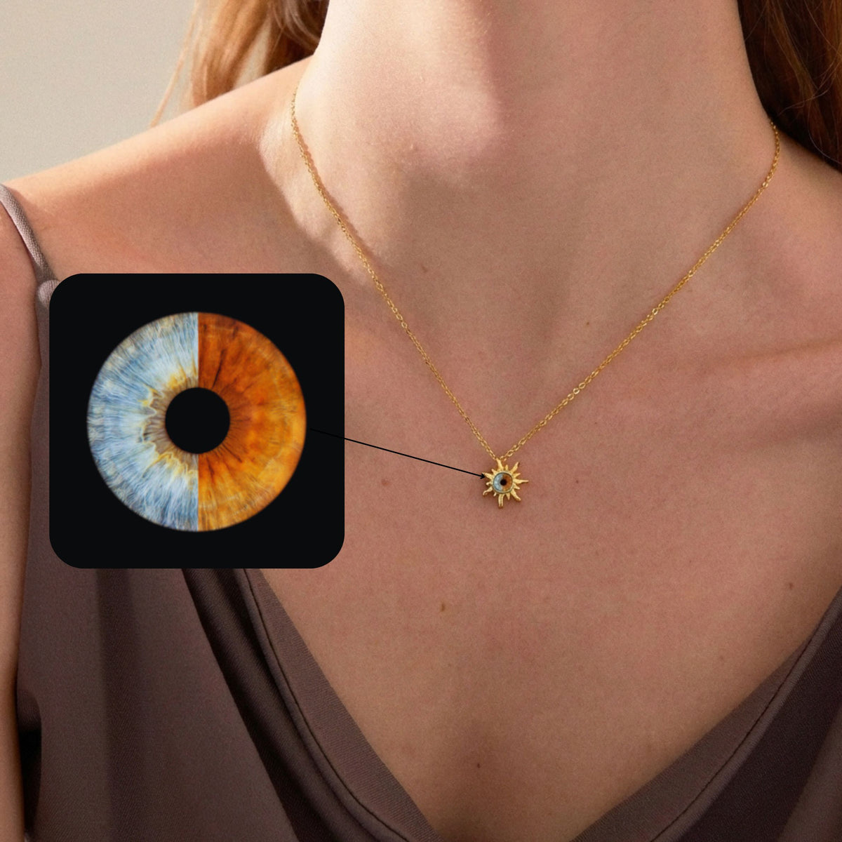 Oculus Wandklok – met Persoonlijk Oog – Het Oog Atelier